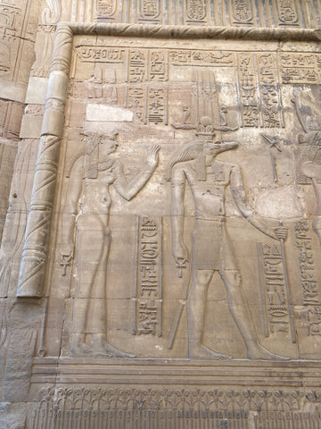Sobek hieroglyphics at Kom Ombo 