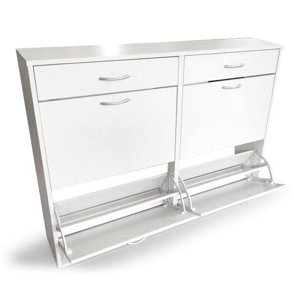Shoe Cabinet Organizer Storage Rack 1200 x 240 x 920 - White – Smooth Sales