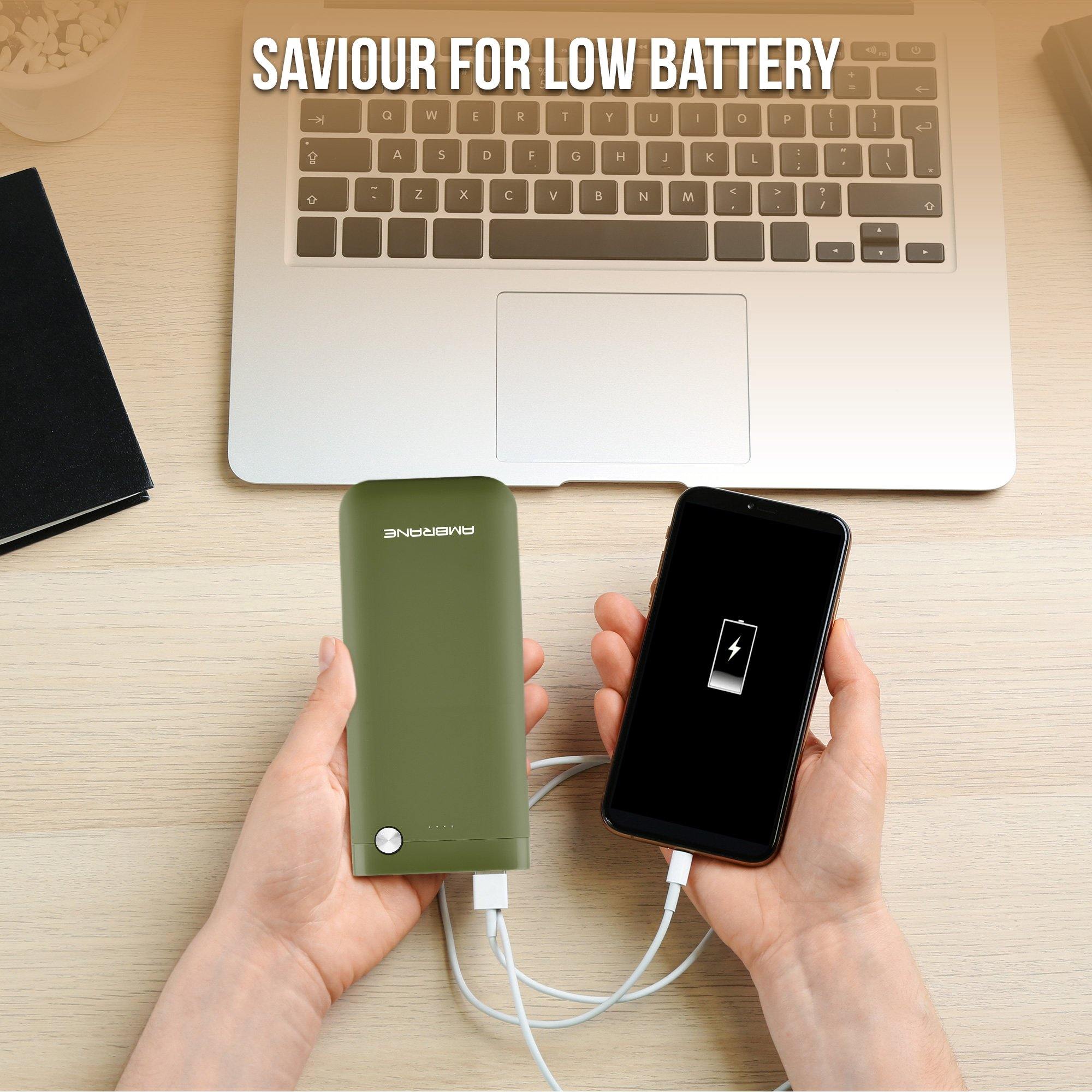 PP-20 20000 mAh Li-Polymer Powerbank, Shop Portable Power Banks –  AmbraneIndia