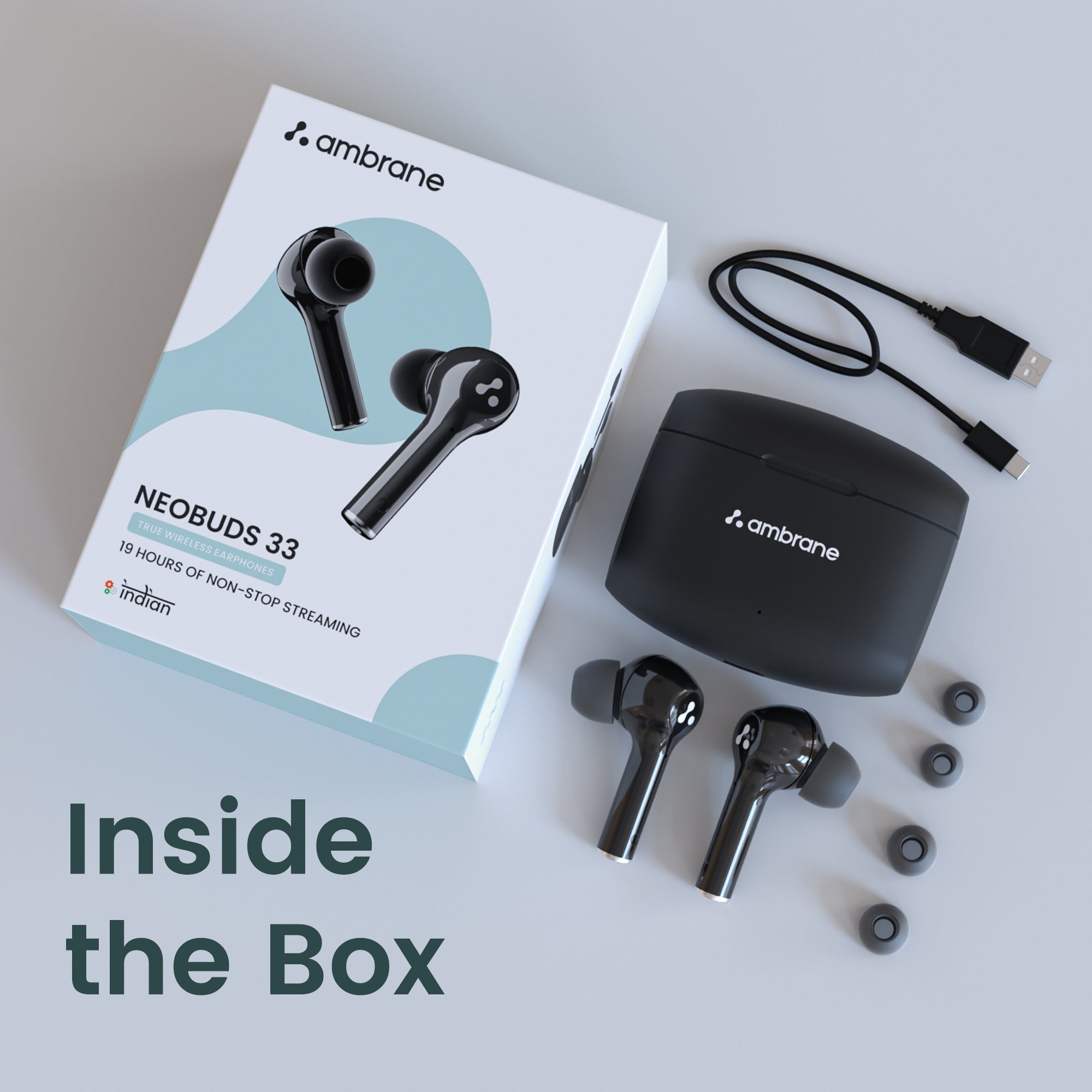 ambrane wireless earphones