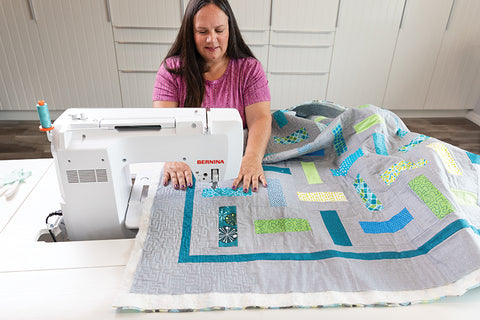 Christa Watson How Do I Quilt It image from book machine quilting on a domestic sewing machine