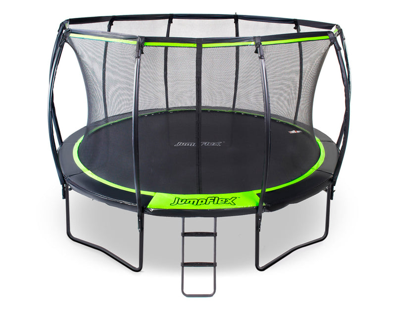Cusco Opera Hysterisch 14 ft trampoline with Net Enclosure - FLEX140 | Jumpflex™ USA