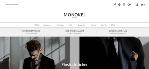 monokel berlin shopify online shop