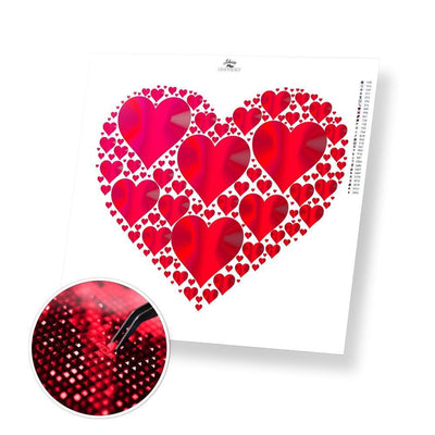 Valentine Floral Heart – All Diamond Painting
