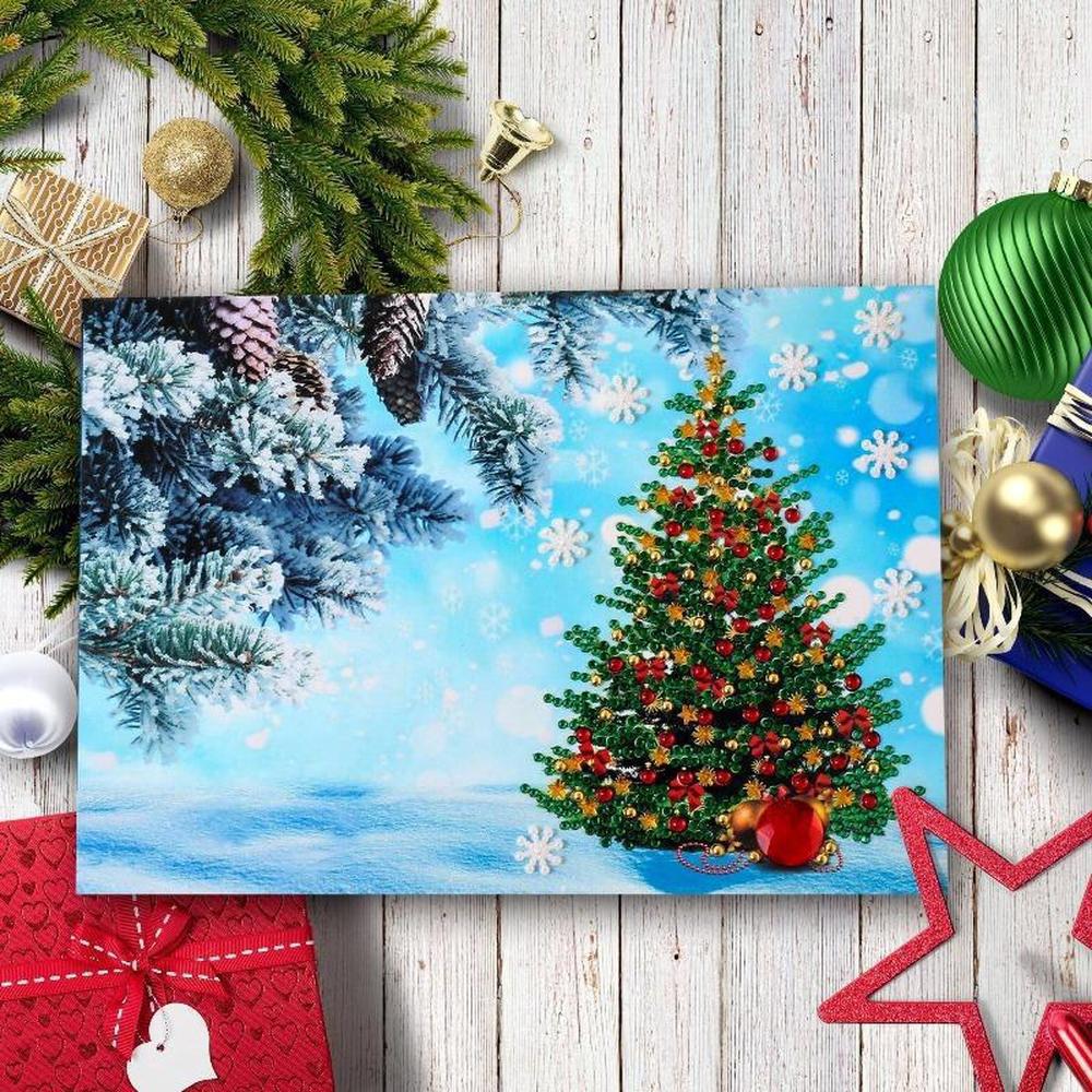 Set of 4 Christmas Greeting Cards Pack D - Diamond Painting Kit – Home ...