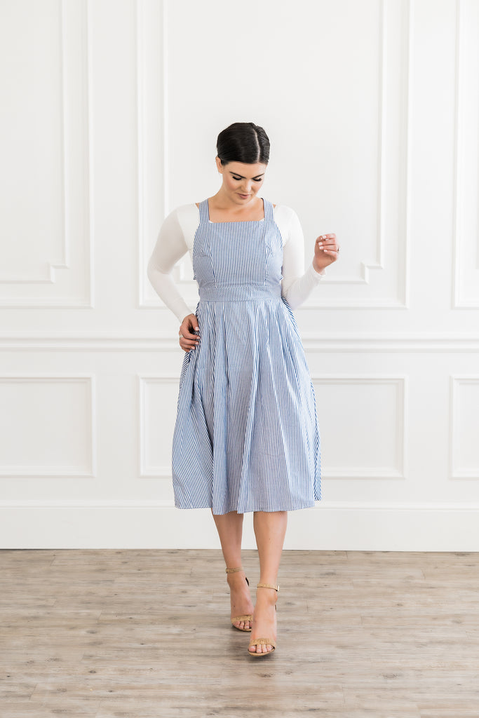 Summer Pinstripe Dress – ShabbyApple
