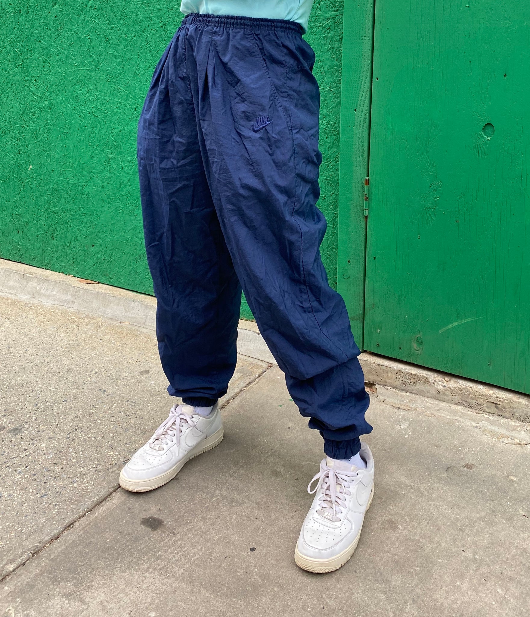 nike windbreaker pants vintage