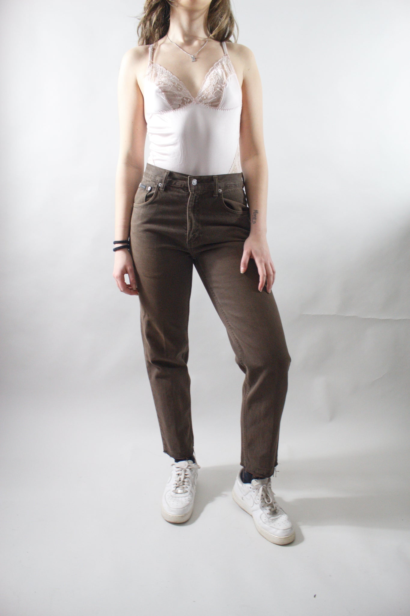 vintage calvin klein high waisted jeans