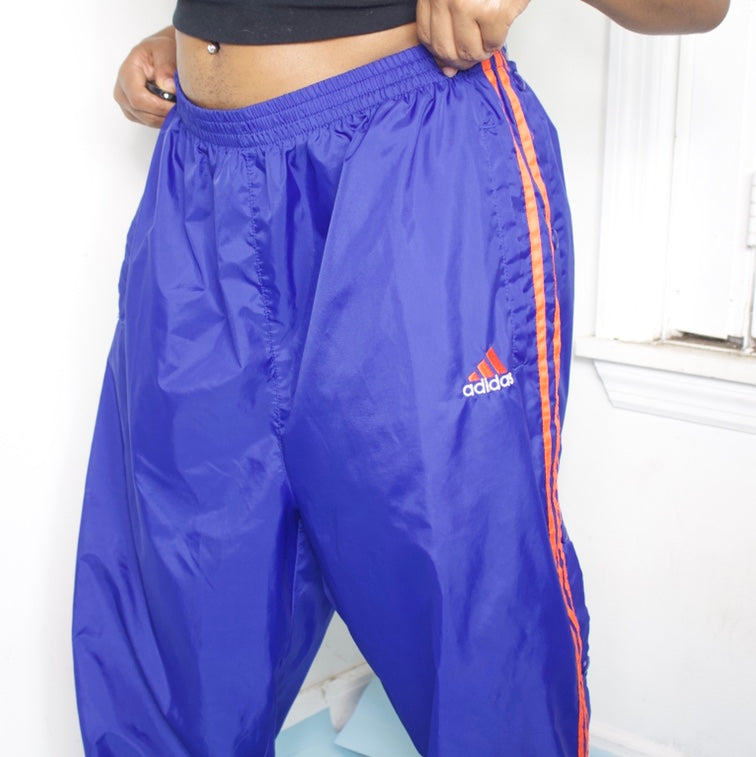 vintage adidas windbreaker pants