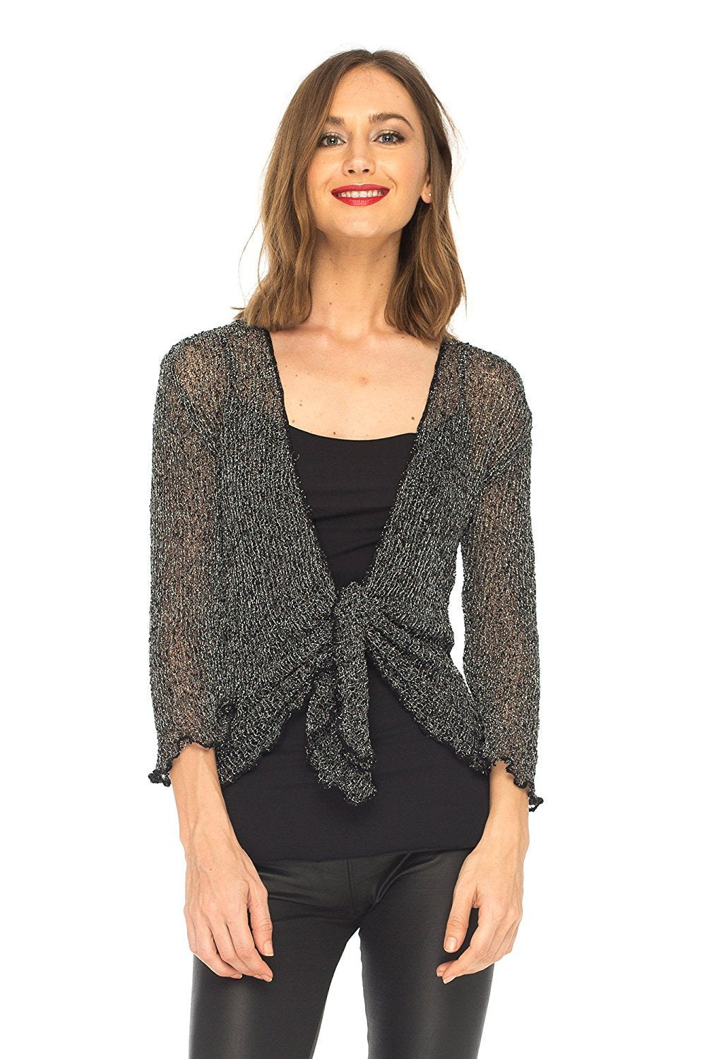 sparkly bolero cardigan