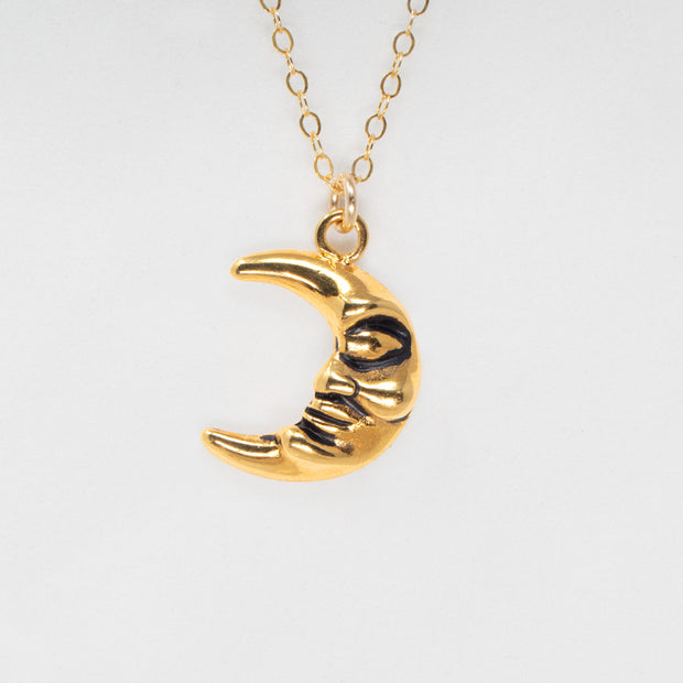 Stevie Nicks Inspired Crescent Moon and Star Necklace With 18 Inch Box  Chain, Sterling Silver Celestial Crescent Moon Necklace, Handmade - Etsy