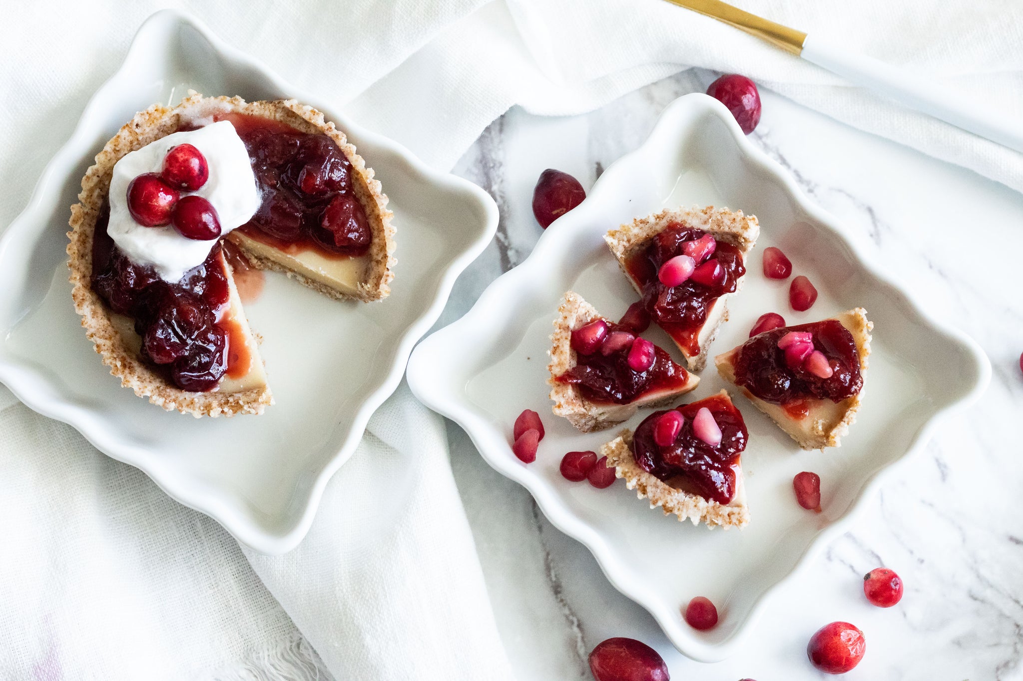 Hail Merry Snacks Lemon Cranberry Tart Recipe