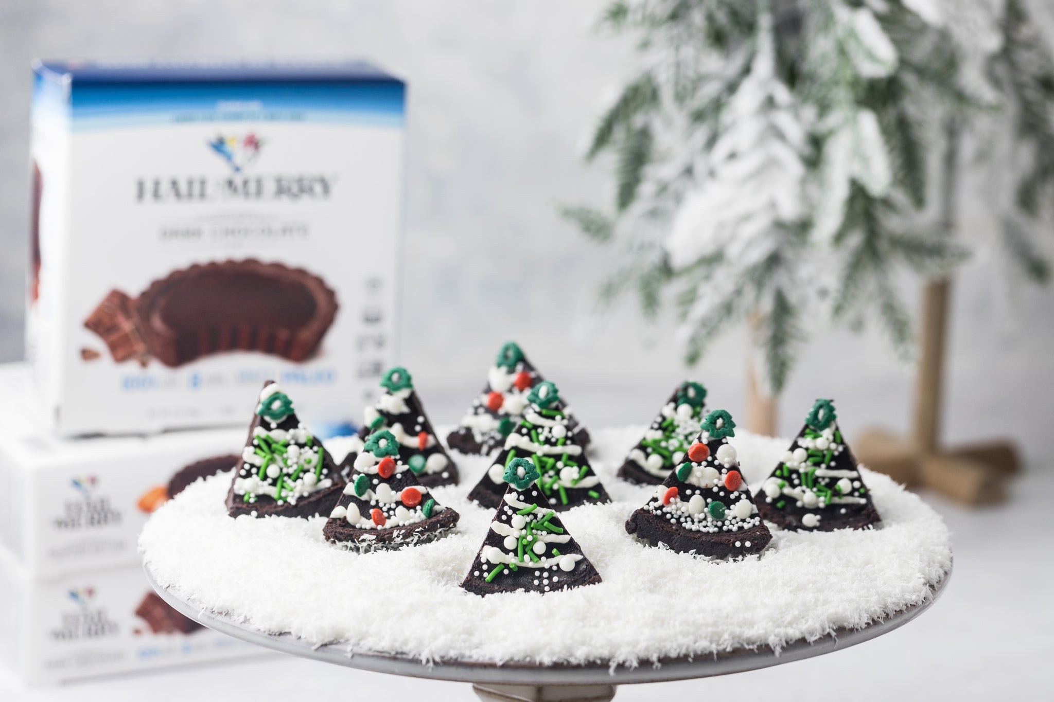 Mini Christmas Tree Tarts