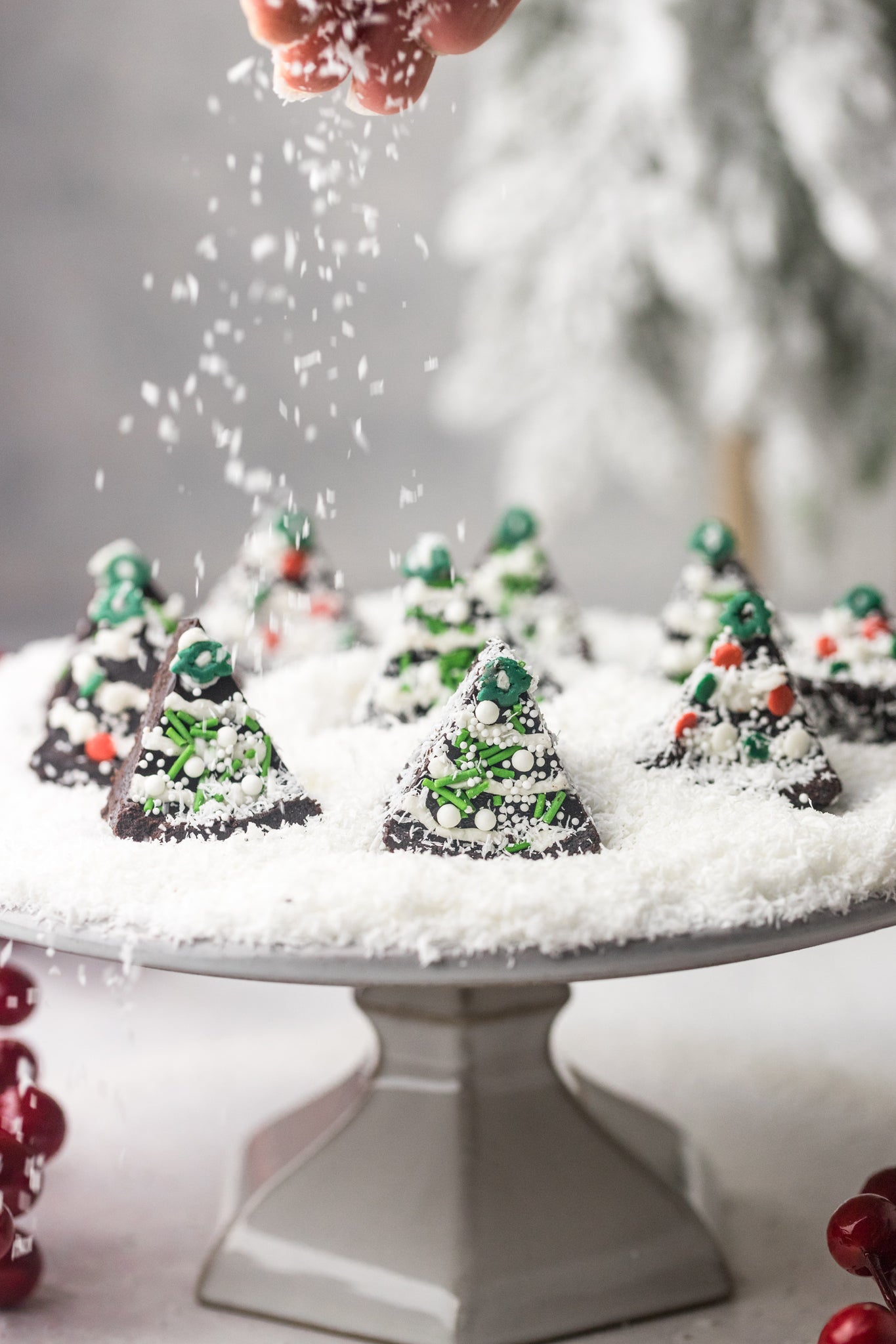 Mini Christmas Tree Tarts