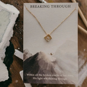 Breaking Through Necklace - K&K's Giving Tree