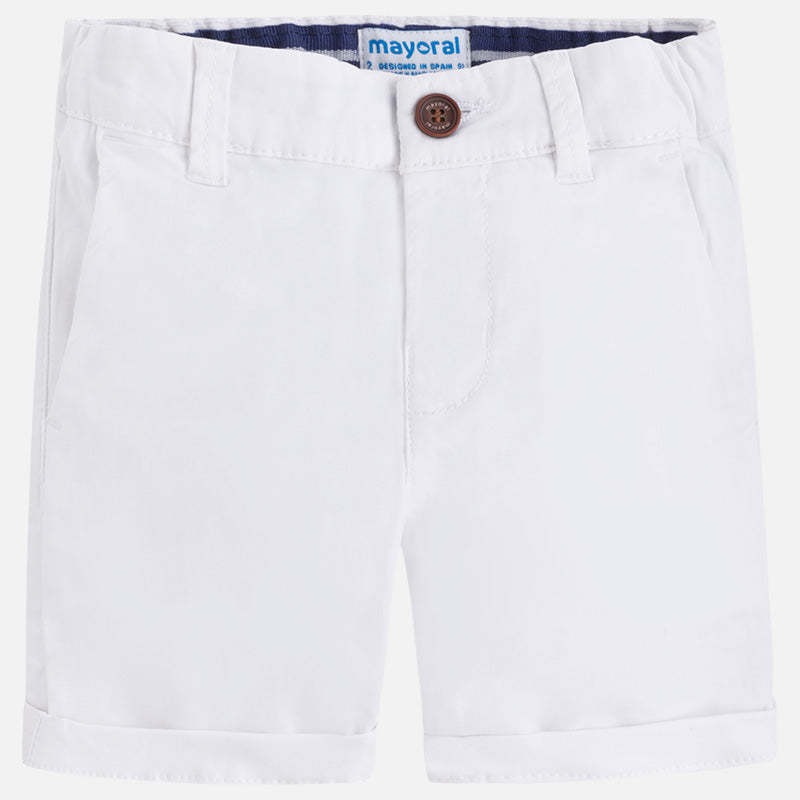 boys white shorts