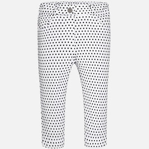 black and white polka dot leggings