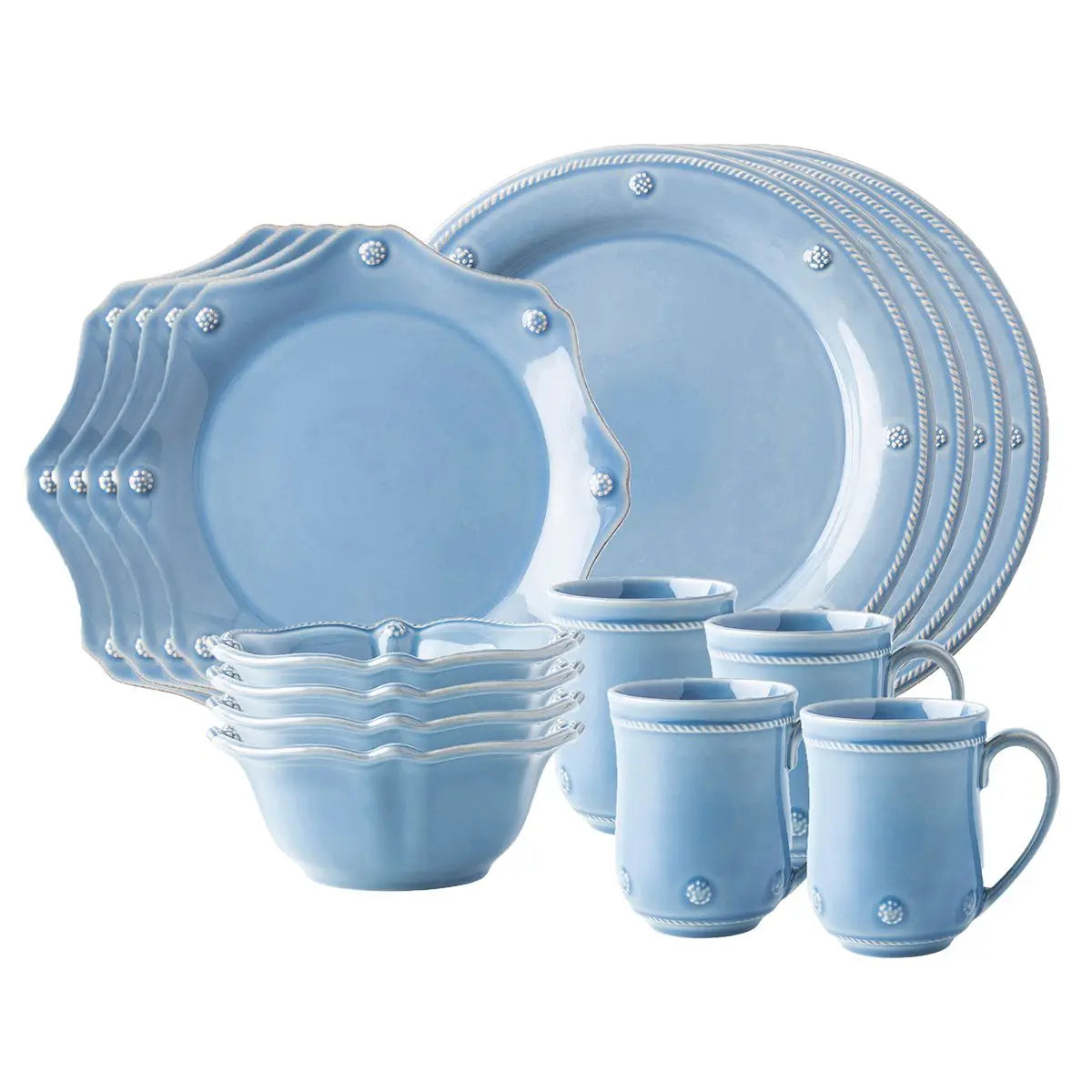 Berry & Thread 16pc Place Setting - Chambray