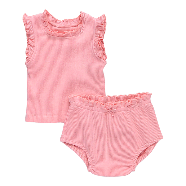 Baby Girls Organic Rib Legging - Cream – Pink Chicken