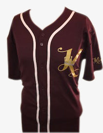 burgundy baseball jersey