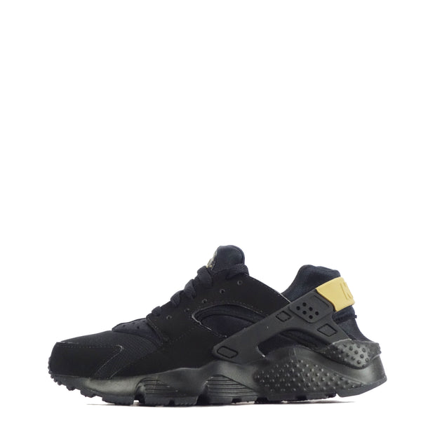 nike huarache black and gold