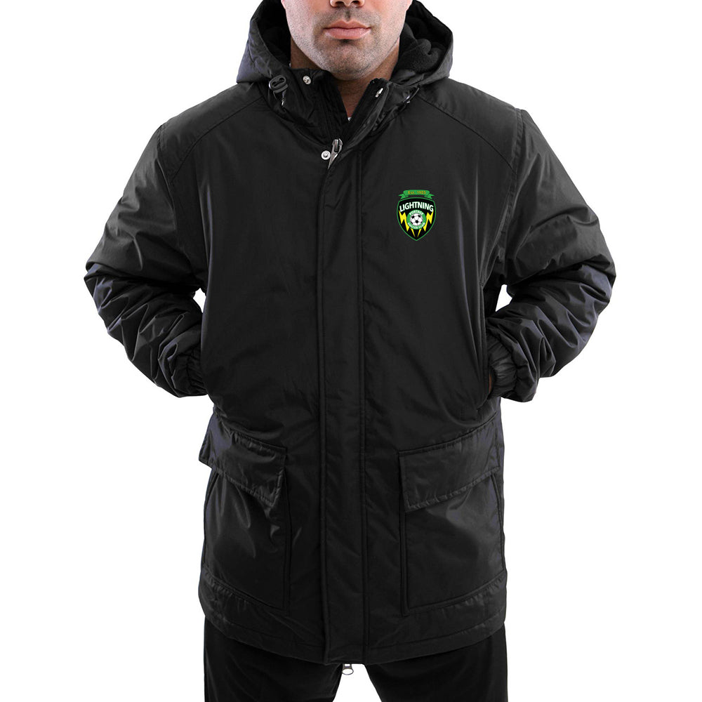 Lightning Sideline Parka - Black – Team Gazelle