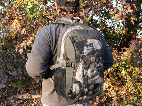 Dove hunter carrying an HQ Outfitters Day Pack