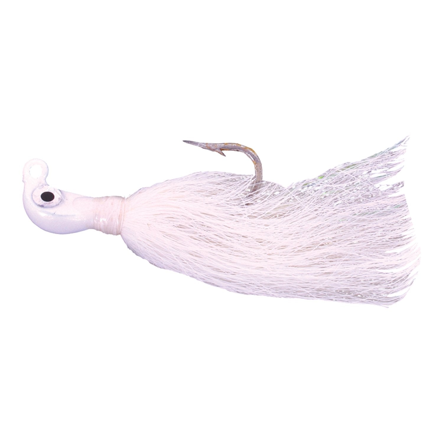  Hurricane 3D Eye Bucktail Jig, Pink/White, 1-Ounce : Sports &  Outdoors