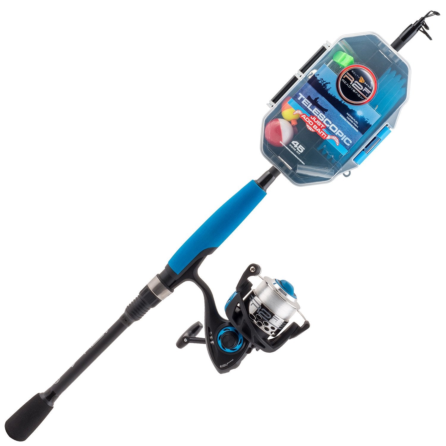 Squiddies Flip Reel - Hand Fishing Reel - Blue