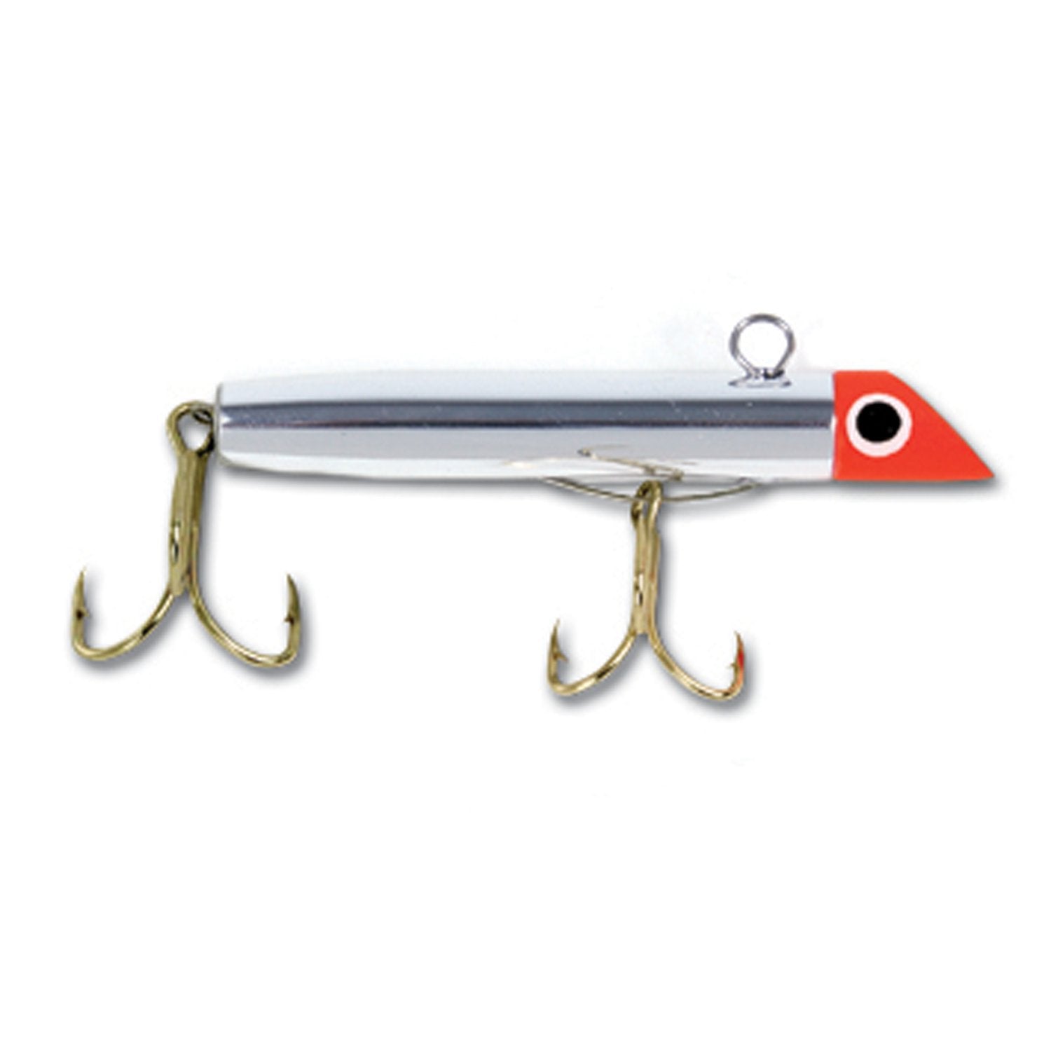 Sea Striker 1.75 inch Mini Got-Cha Jigs 5/8 oz. Red/Chrome G1001