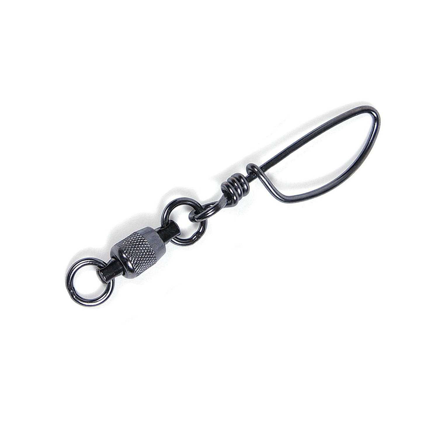 MADCAT Stainless Ball Bearing Catfish Swivels With Crosslock Snap black  70903 