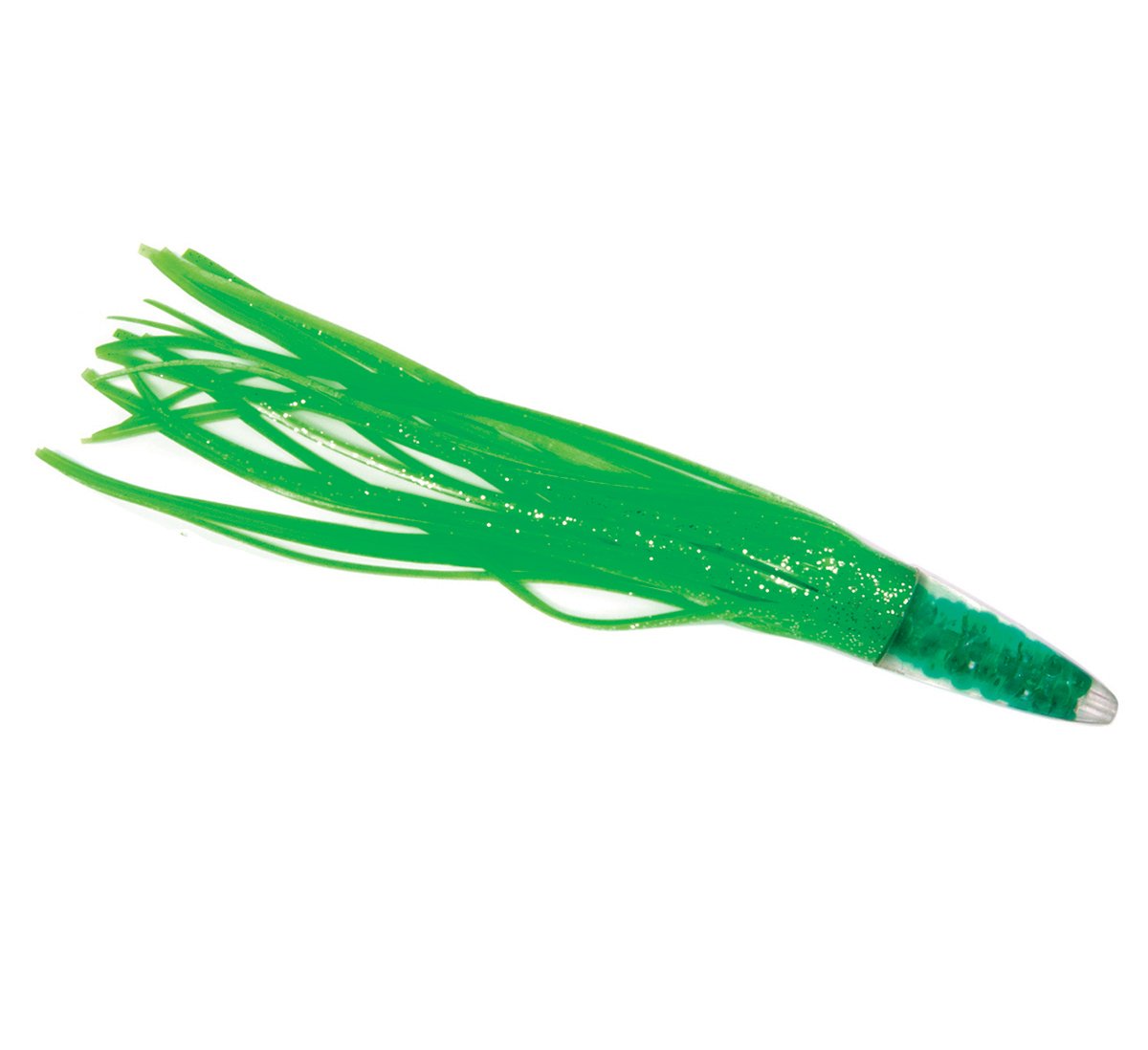 TOP GUN GREEN SALTWATER FISHING LURE WITH SOFT BALLYHOO – Ballyhood Top Gun Saltwater  Fishing Lures