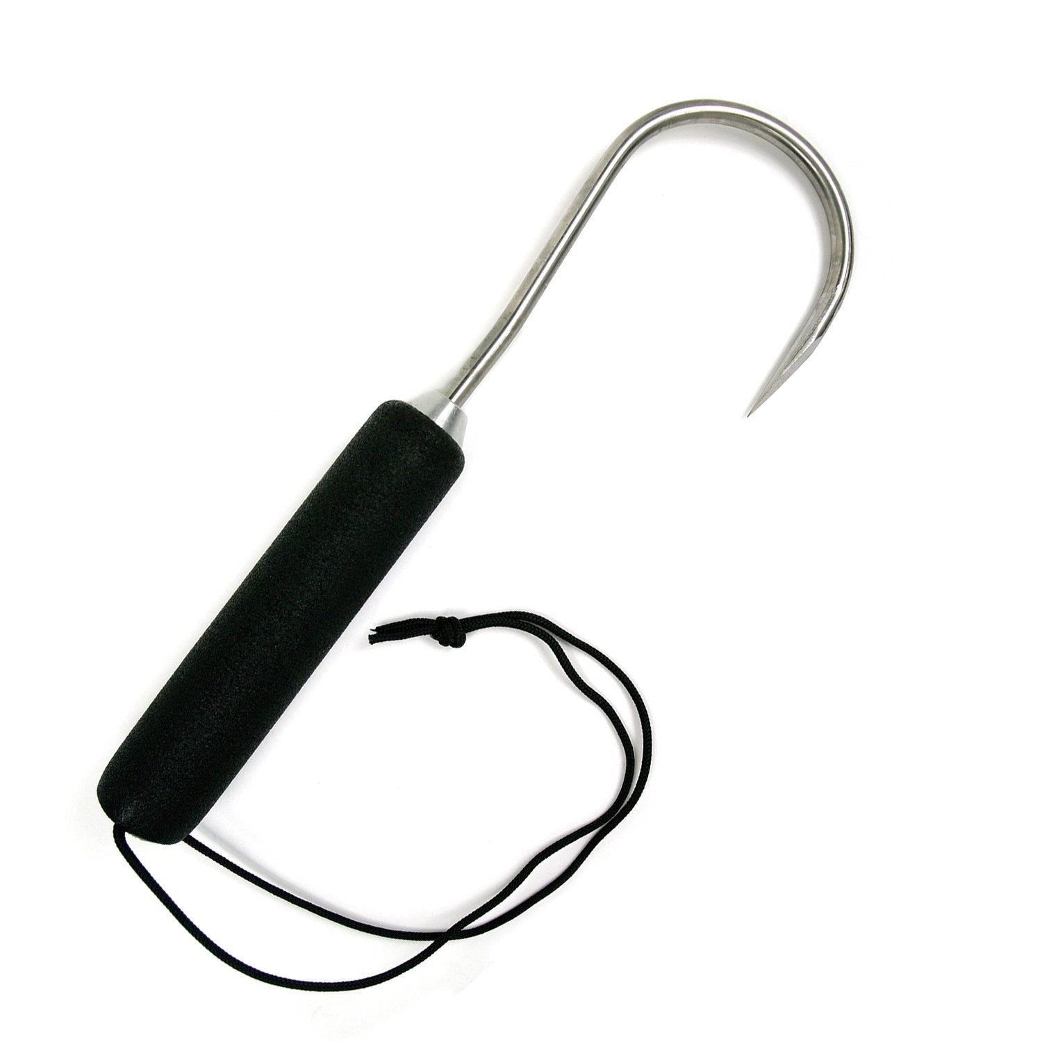 Fiblink Fishing Gaff with Stainless Steel Hook Fiberglass Pole Non-Slip  Grip Handle Hook Gaff (3' & 5' & 6', 66lb Test)