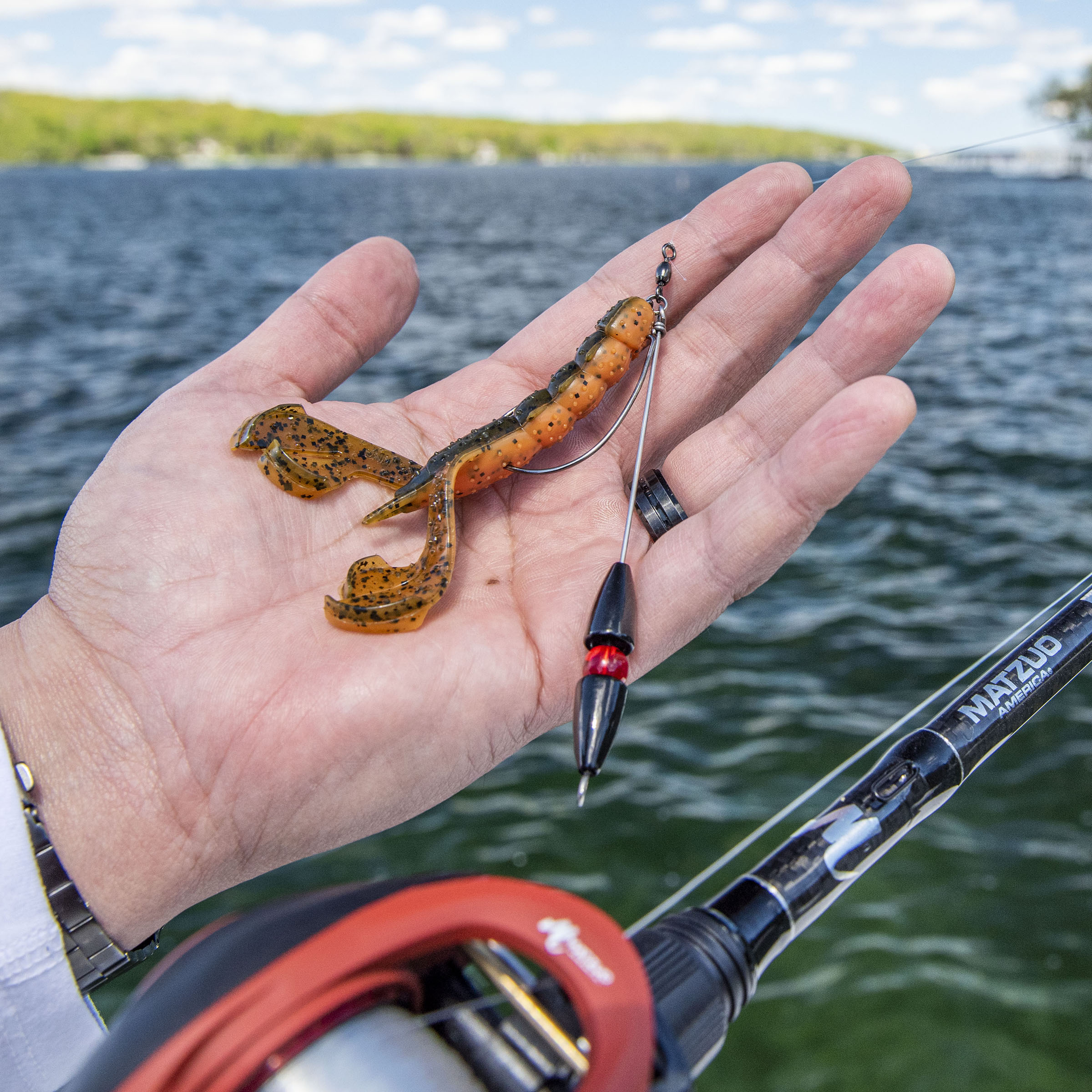 Matzuo Pre-Rigged Ned Rig Fishing Lures Four Pack Can Catch Fish. 