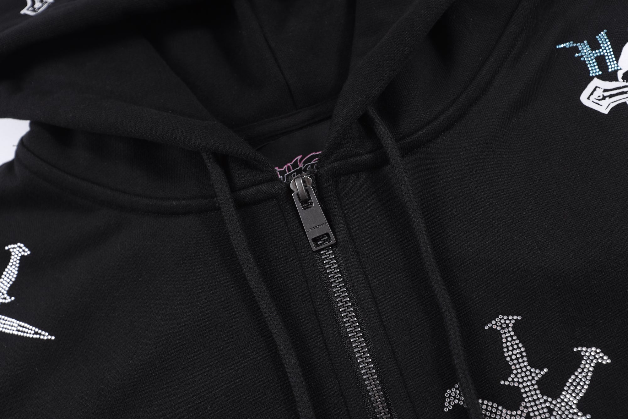 UNKNOWN X HCW RHINESTONE HOODIE (新品、未使用品) growthcenter