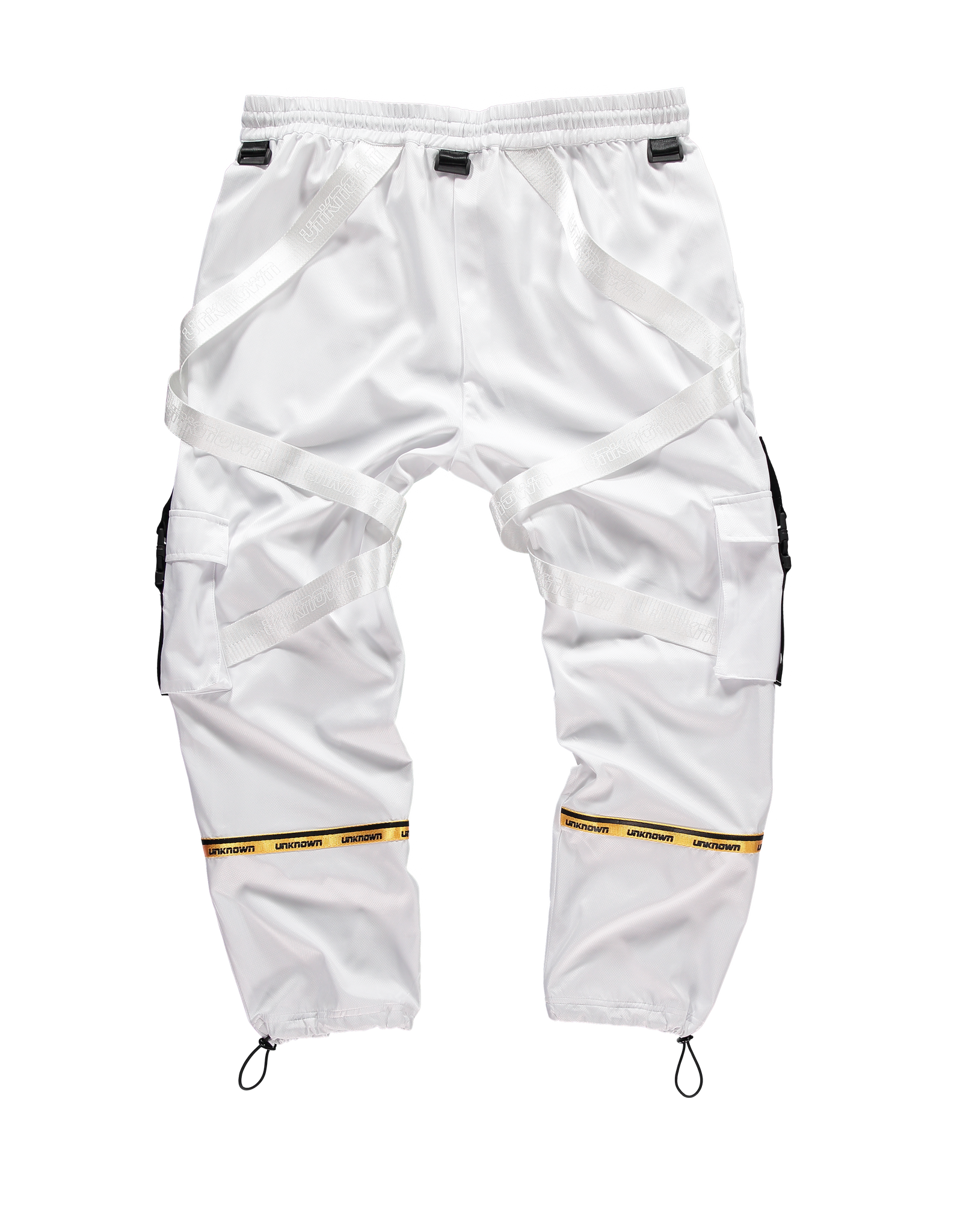 white tech pants