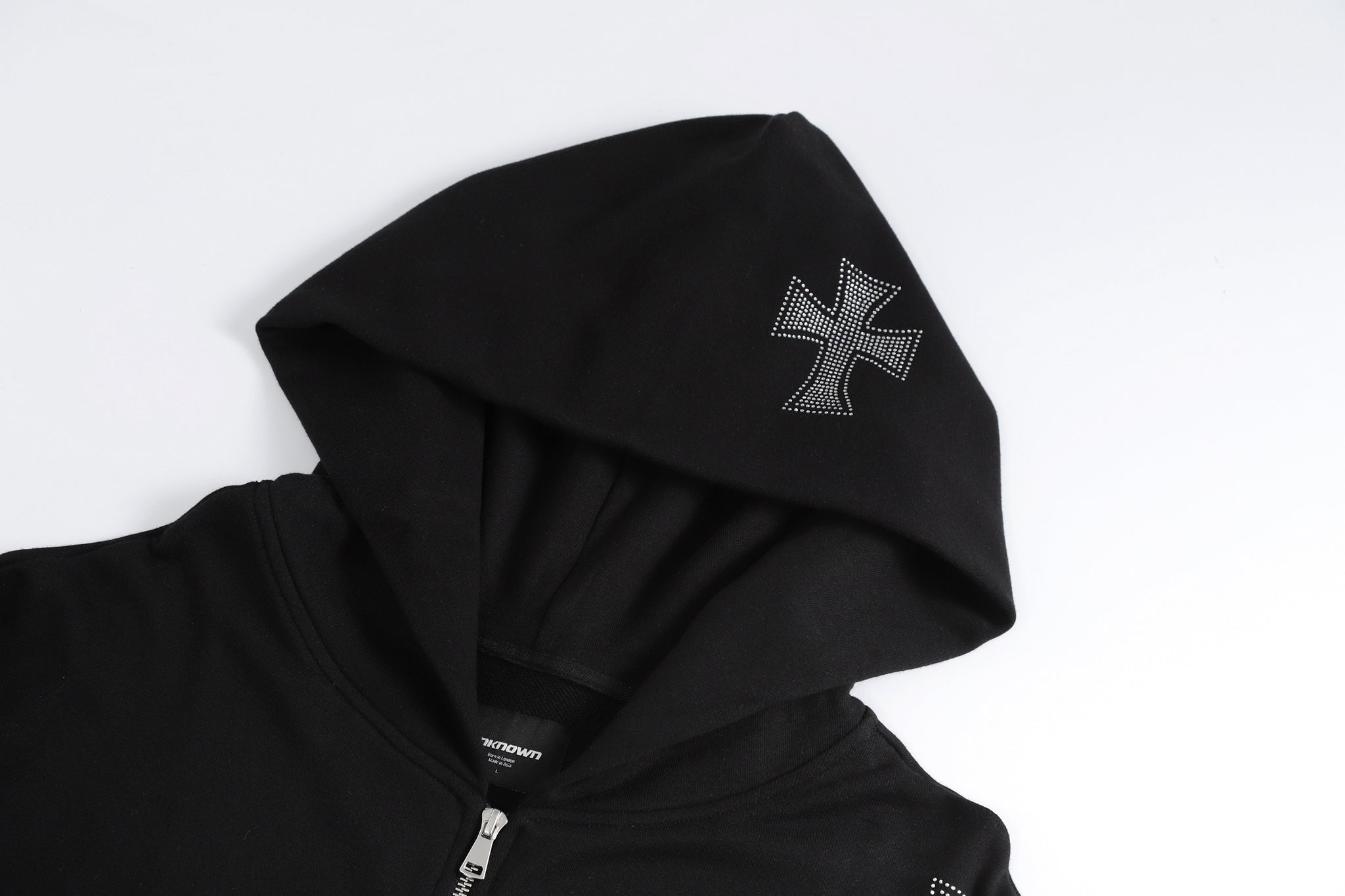 Cross Rhinestone Hoodie Ireland, SAVE 37% - icarus.photos