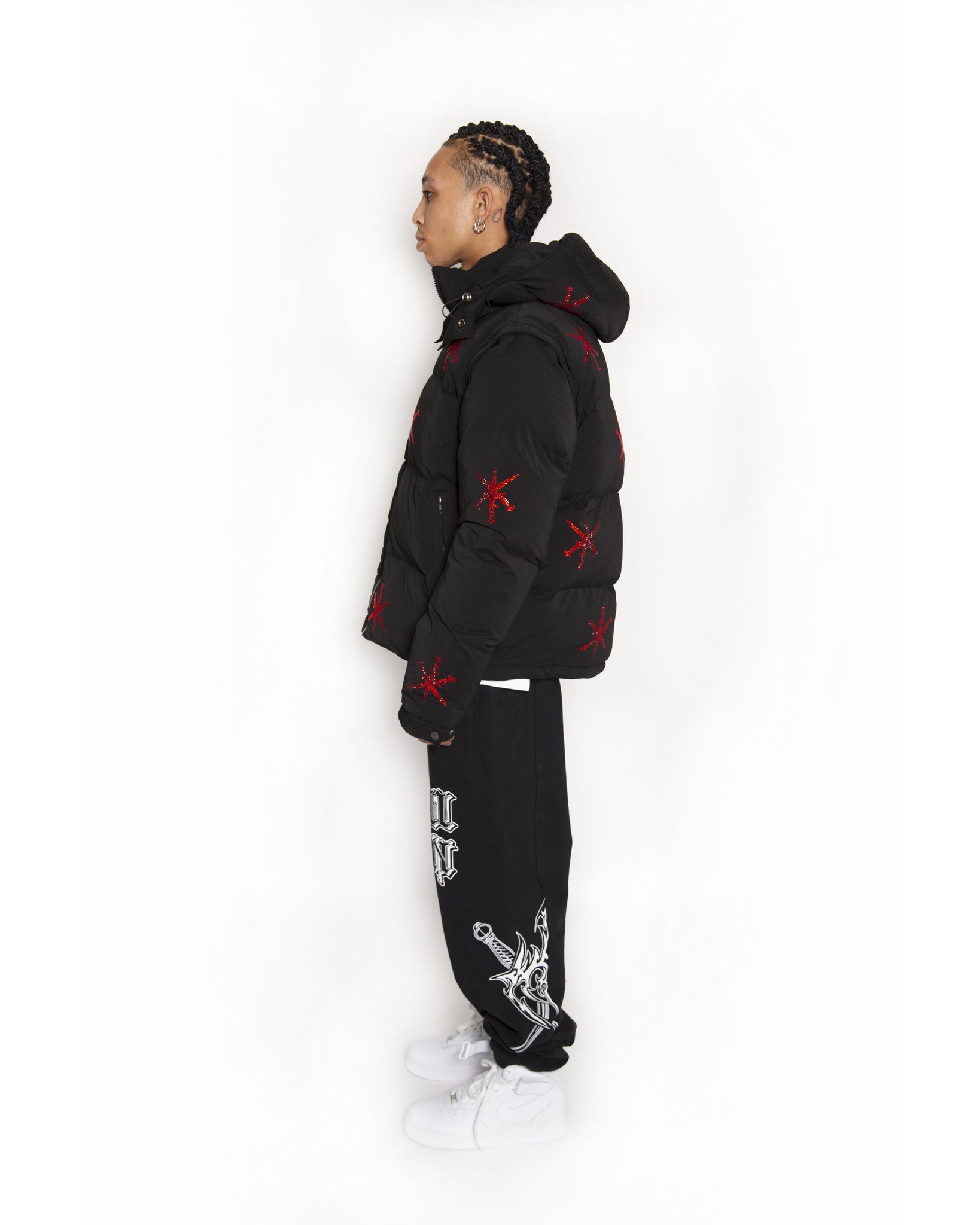 大阪店舗 【新品】UNKNOWN SIGNATURE RHINESTONE PUFFER gyro-cult.ru:443