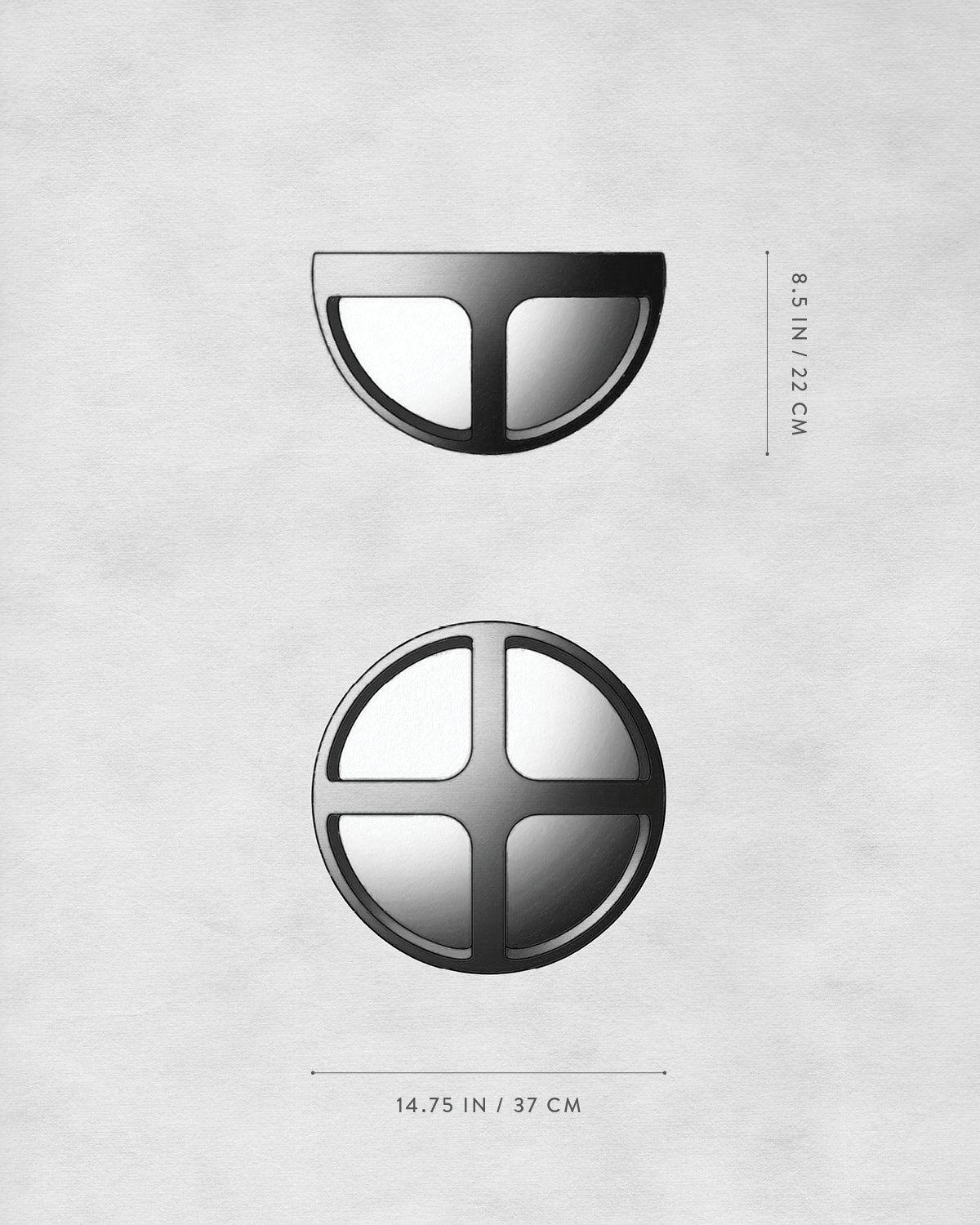 Technical drawing of REPRISE : CEILING MEDIUM.