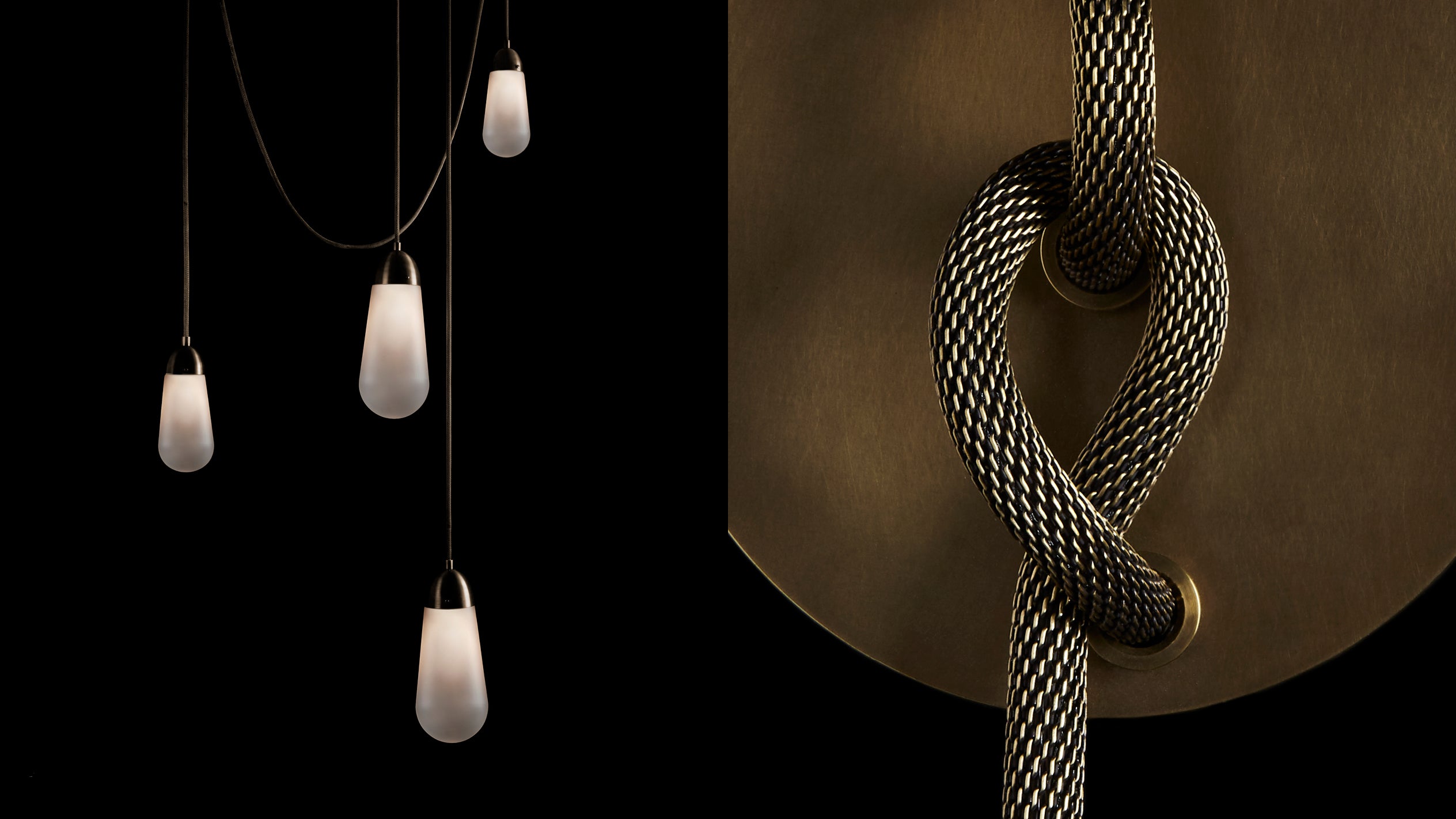 LARIAT : INSTALLATION IN AGED BRASS