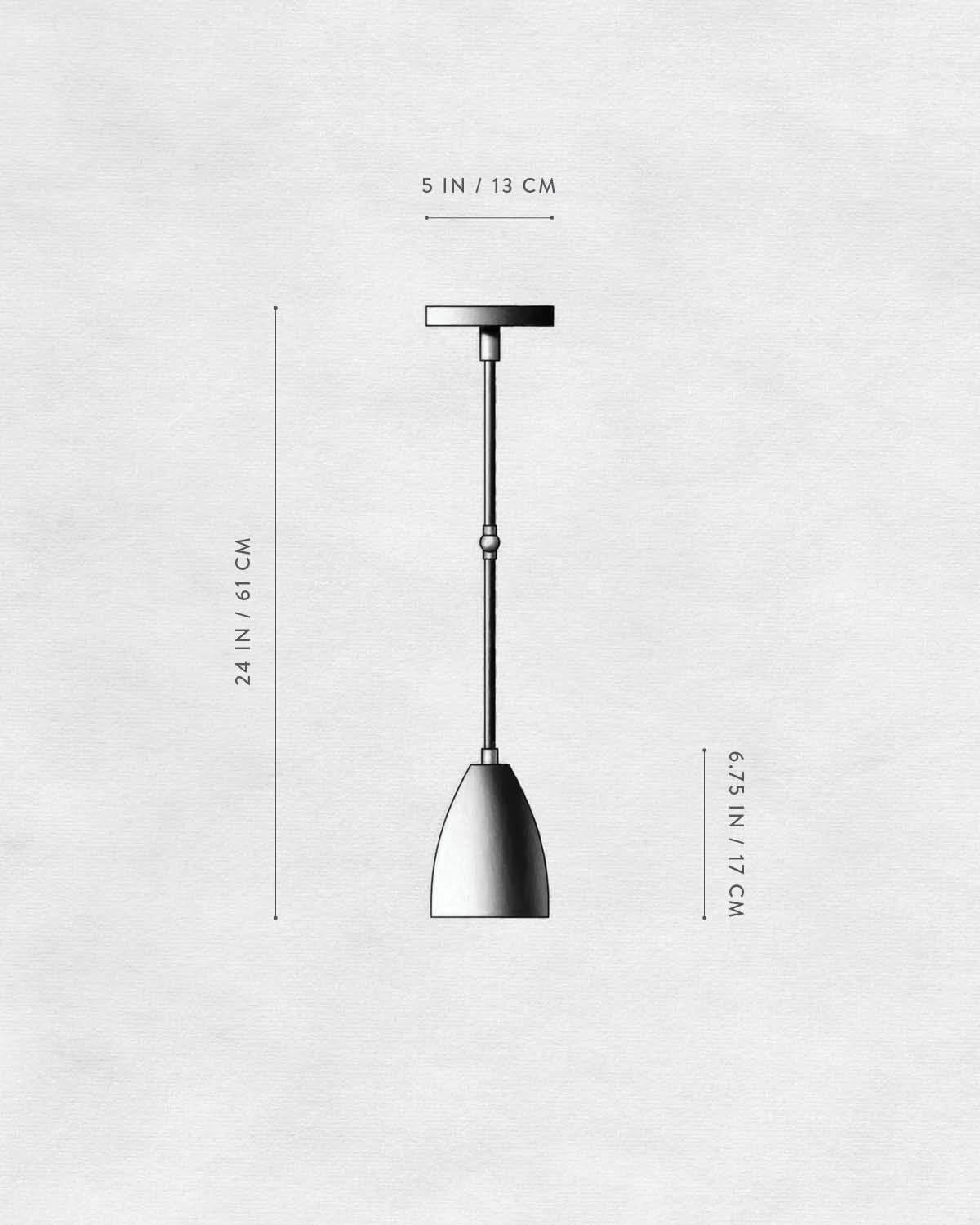 Technical drawing of TWIG : 1 DOWNLIGHT.