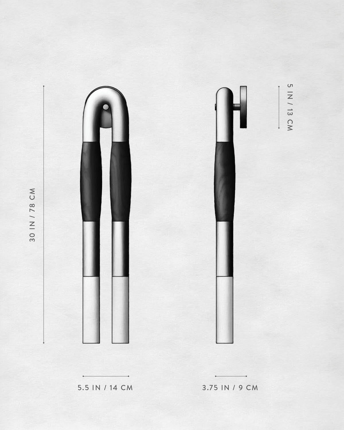 Technical drawing of HORSEHAIR : SCONCE. 