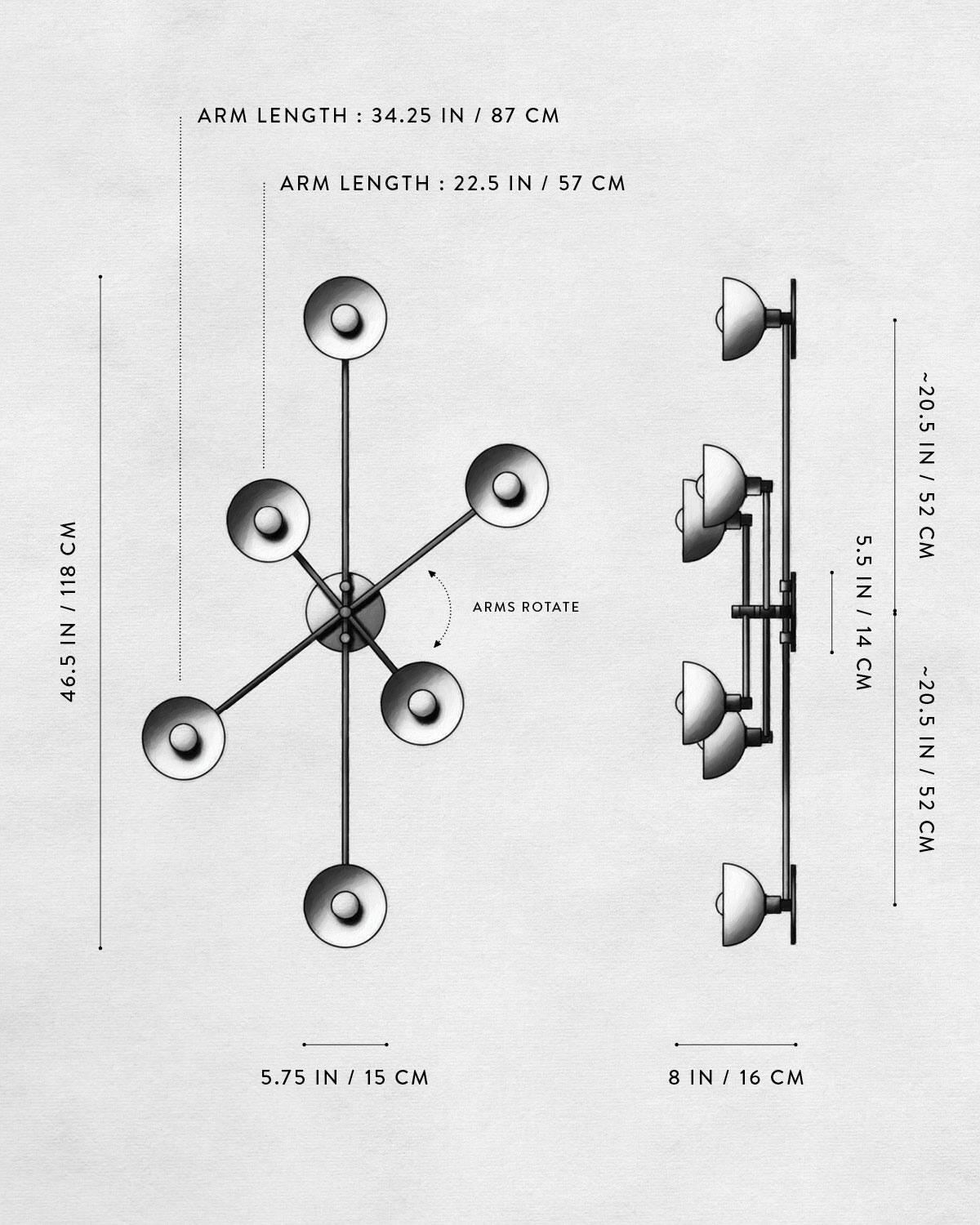 Technical drawing of TRAPEZE : 6 SURFACE.