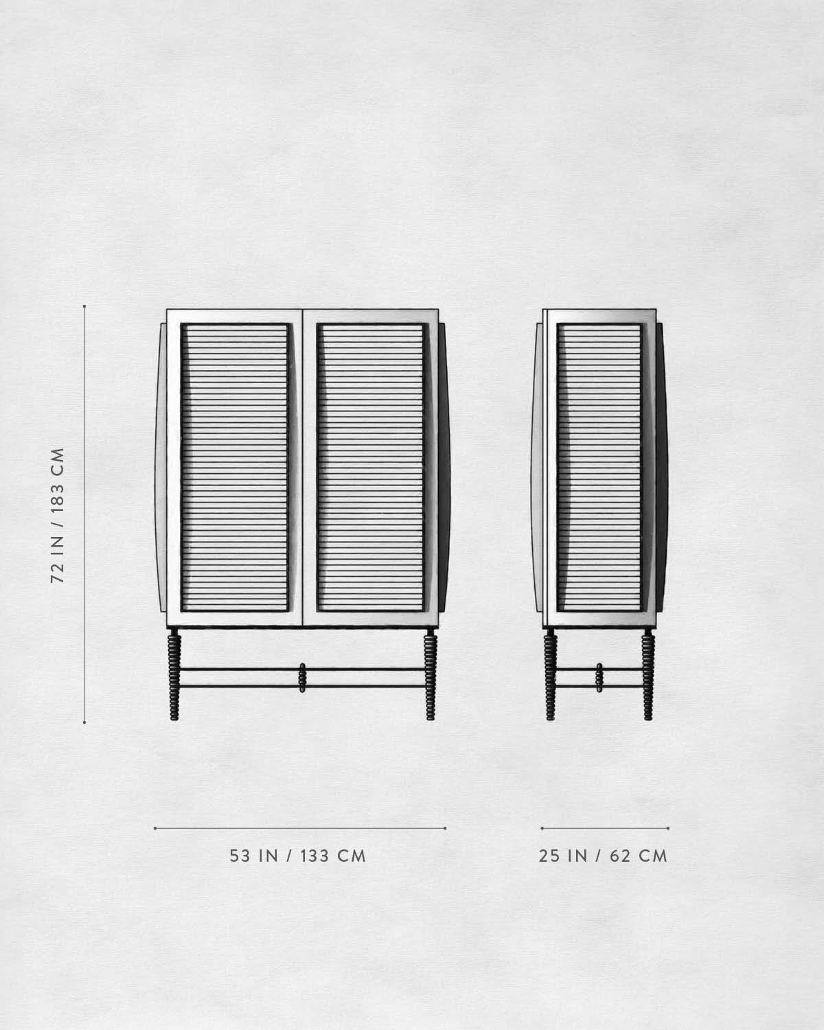 Technical drawing of INTERLUDE : CABINET VARIATION 01.