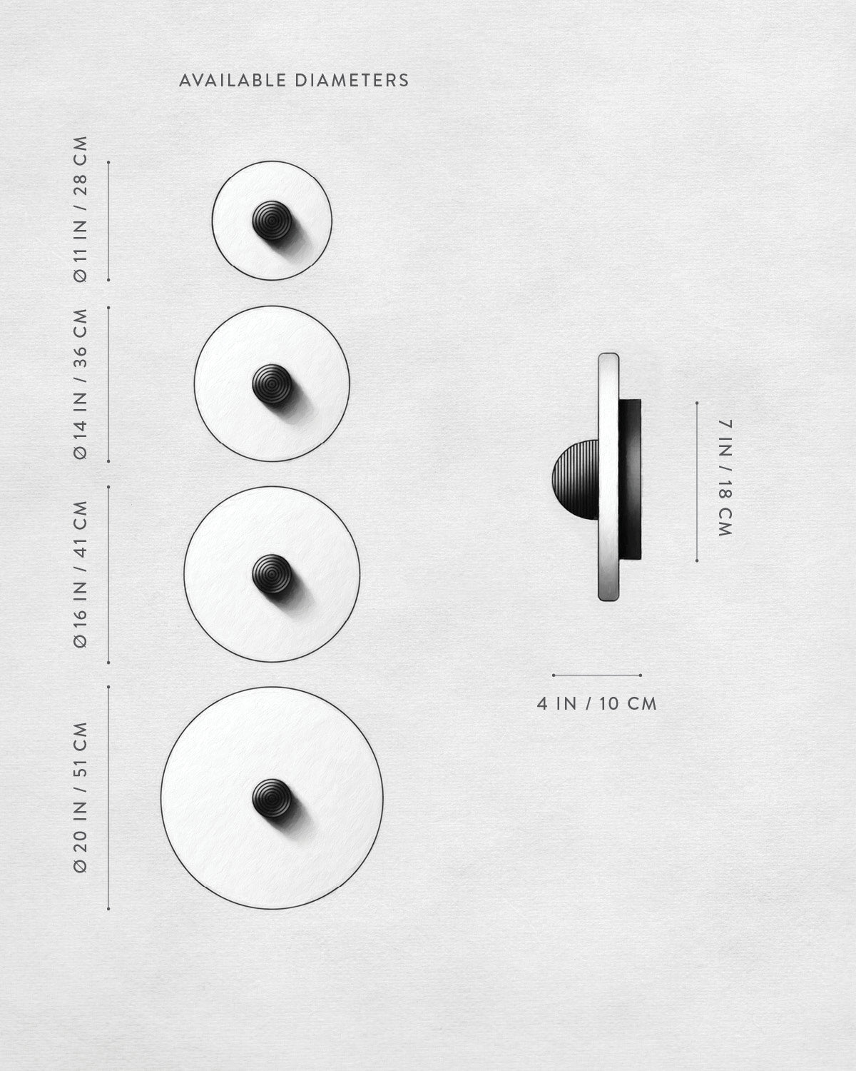 Technical drawing of MEDIAN : SCONCE.