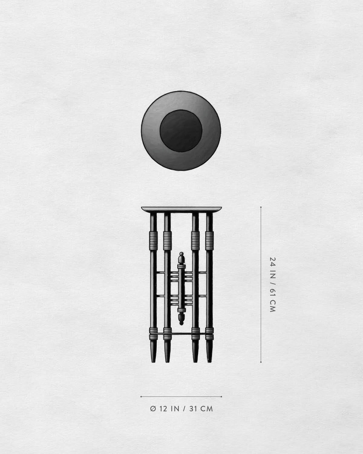 Technical drawing of PARS: COCKTAIL TABLE.