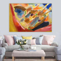 Ručne maľované moderné slávne umenie abstrahista Wassily Kandinsky Olejomaľby Nástenné obrazy pre živé dekorácie