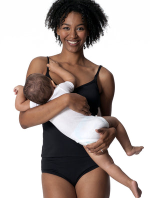 swimsuits for breastfeeding moms