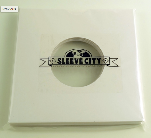 White 12 Vinyl LP Protective Blank Record Jacket Cover Cardboard