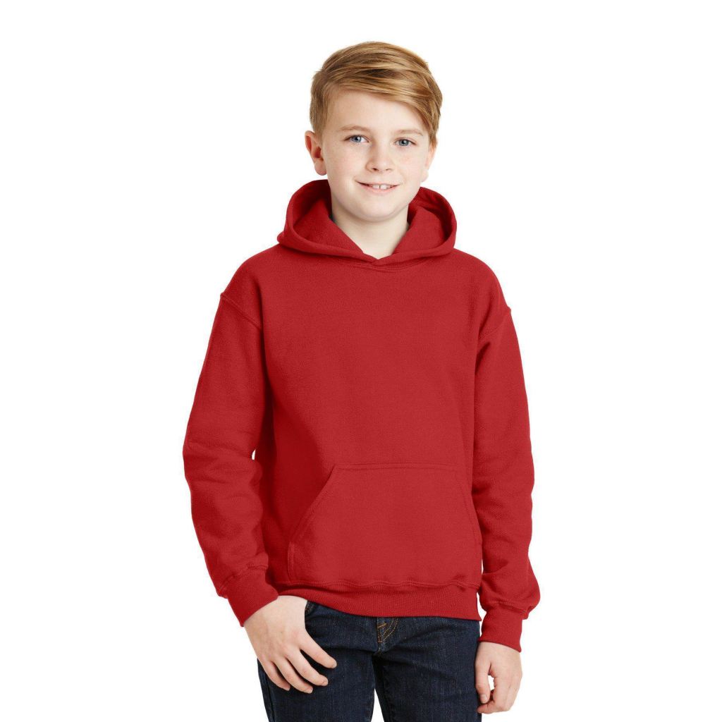 gildan youth hooded sweatshirt